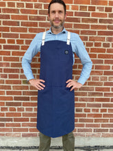 Load image into Gallery viewer, Navy Canvas Apron