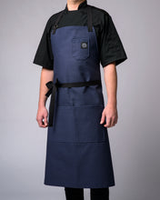 Load image into Gallery viewer, Navy Canvas Apron